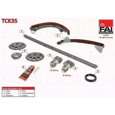 Комплект цели привода распредвала TCK35 FAI AutoParts - купить в магазине запчастей по Украине