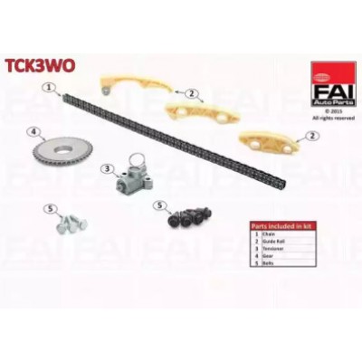Комплект цели привода распредвала TCK3WO FAI AutoParts - купить в магазине запчастей по Украине