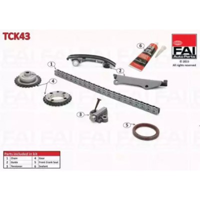 Комплект цели привода распредвала TCK43 FAI AutoParts - купити в магазині запчастин по Україні