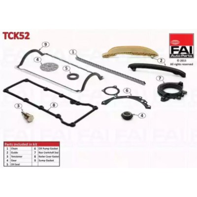 Комплект цели привода распредвала TCK52 FAI AutoParts - купить в магазине запчастей по Украине