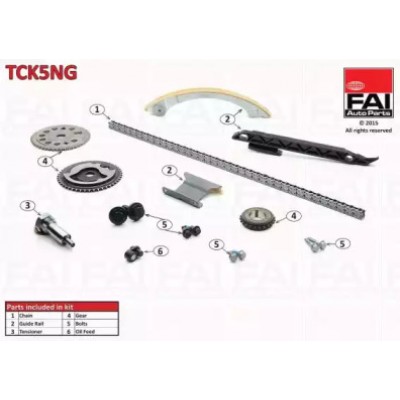 Комплект цели привода распредвала TCK5NG FAI AutoParts - купить в магазине запчастей по Украине
