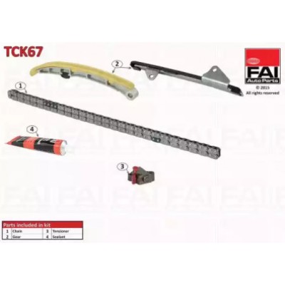 Комплект цели привода распредвала TCK67 FAI AutoParts - купить в магазине запчастей по Украине