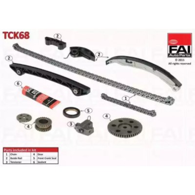 Комплект цели привода распредвала TCK68 FAI AutoParts - купити в магазині запчастин по Україні