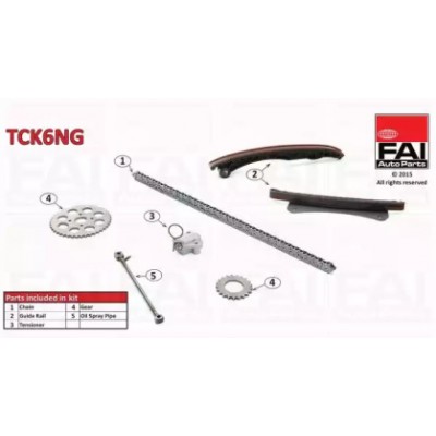 Комплект цели привода распредвала TCK6NG FAI AutoParts - купить в магазине запчастей по Украине