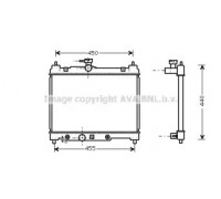 TO2287 AVA QUALITY COOLING - купить в магазине запчастей по Украине