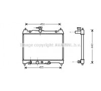 TO2459 AVA QUALITY COOLING - купить в магазине запчастей по Украине