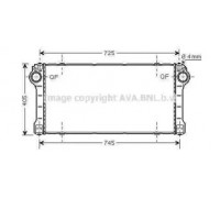 Интеркулер AVA QUALITY COOLING TO4476 TO4476 AVA QUALITY COOLING - купить в магазине запчастей по Украине