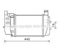 Интеркулер AVA QUALITY COOLING TO4645 TO4645 AVA QUALITY COOLING - купить в магазине запчастей по Украине