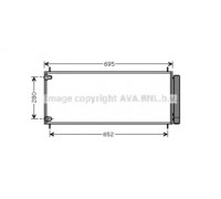 Конденсатор, кондиционер AVA QUALITY COOLING TO5406D TO5406D AVA QUALITY COOLING - купить в магазине запчастей по Украине