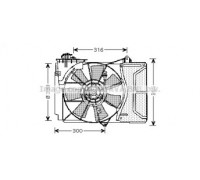 TO7503 AVA QUALITY COOLING - купить в магазине запчастей по Украине