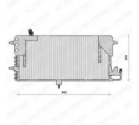 Конденсатор, кондиционер DELPHI TSP0225073 TSP0225073 DELPHI - купить в магазине запчастей по Украине