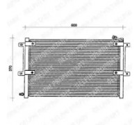 Конденсатор, кондиционер DELPHI TSP0225100 TSP0225100 DELPHI - купить в магазине запчастей по Украине