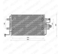 Конденсатор, кондиционер DELPHI TSP0225113 TSP0225113 DELPHI - купить в магазине запчастей по Украине