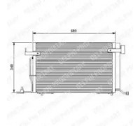 Конденсатор, кондиционер DELPHI TSP0225176 TSP0225176 DELPHI - купить в магазине запчастей по Украине