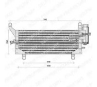 Конденсатор, кондиционер DELPHI TSP0225189 TSP0225189 DELPHI - купить в магазине запчастей по Украине