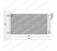 Конденсатор, кондиционер DELPHI TSP0225236 TSP0225236 DELPHI - купить в магазине запчастей по Украине