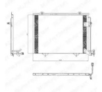 Конденсатор, кондиционер DELPHI TSP0225432 TSP0225432 DELPHI - купить в магазине запчастей по Украине