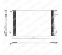 Конденсатор, кондиционер DELPHI TSP0225463 TSP0225463 DELPHI - купить в магазине запчастей по Украине