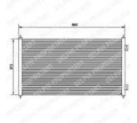 Конденсатор, кондиционер DELPHI TSP0225491 TSP0225491 DELPHI - купить в магазине запчастей по Украине