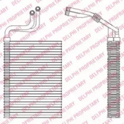 Испаритель, кондиционер TSP0525197 DELPHI - купить в магазине запчастей по Украине