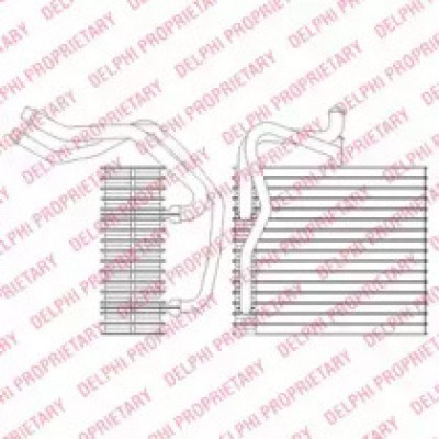 Испаритель, кондиционер TSP0525198 DELPHI - купить в магазине запчастей по Украине