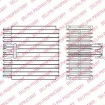 Испаритель, кондиционер TSP0525203 DELPHI - купить в магазине запчастей по Украине