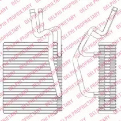 Испаритель, кондиционер TSP0525204 DELPHI - купить в магазине запчастей по Украине