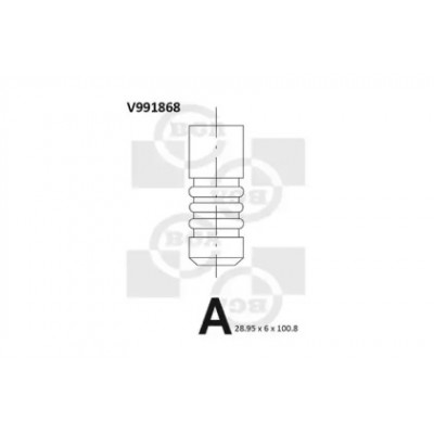 Выпускной клапан V991868 BGA - купить в магазине запчастей по Украине