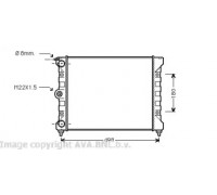 Радиатор, охлаждение двигателя AVA QUALITY COOLING VW2039 VW2039 AVA QUALITY COOLING - купить в магазине запчастей по Украине