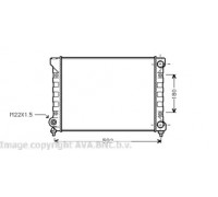 Радиатор, охлаждение двигателя AVA QUALITY COOLING VW2111 VW2111 AVA QUALITY COOLING - купить в магазине запчастей по Украине