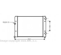 Радиатор, охлаждение двигателя AVA QUALITY COOLING VW2119 VW2119 AVA QUALITY COOLING - купить в магазине запчастей по Украине