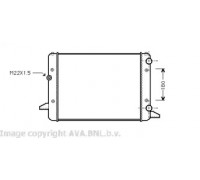 Радиатор, охлаждение двигателя AVA QUALITY COOLING VW2120 VW2120 AVA QUALITY COOLING - купить в магазине запчастей по Украине