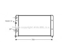 Радиатор, охлаждение двигателя AVA QUALITY COOLING VW2122 VW2122 AVA QUALITY COOLING - купить в магазине запчастей по Украине