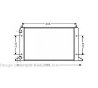 VW2133 AVA QUALITY COOLING - купить в магазине запчастей по Украине