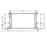 VW2155 AVA QUALITY COOLING - купить в магазине запчастей по Украине