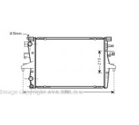 VW2230 AVA QUALITY COOLING - купить в магазине запчастей по Украине