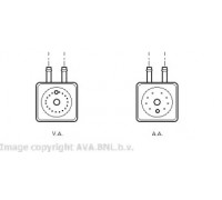 масляный радиатор, двигательное масло AVA QUALITY COOLING VW3148 VW3148 AVA QUALITY COOLING - купить в магазине запчастей по Украине