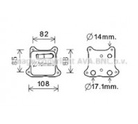 VW3391 AVA QUALITY COOLING - купить в магазине запчастей по Украине