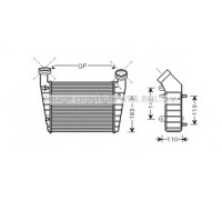 VW4238 AVA QUALITY COOLING - купить в магазине запчастей по Украине