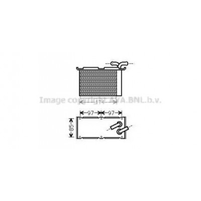 Интеркулер VW4305 AVA QUALITY COOLING - купить в магазине запчастей по Украине