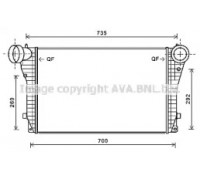 Интеркулер AVA QUALITY COOLING VW4319 VW4319 AVA QUALITY COOLING - купить в магазине запчастей по Украине