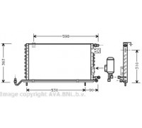 VW5118 AVA QUALITY COOLING - купить в магазине запчастей по Украине
