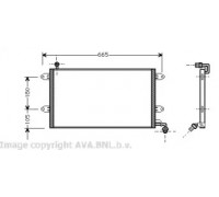Конденсатор, кондиционер AVA QUALITY COOLING VW5137 VW5137 AVA QUALITY COOLING - купить в магазине запчастей по Украине