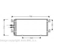 VW5145 AVA QUALITY COOLING - купить в магазине запчастей по Украине