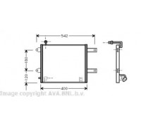 Конденсатор, кондиционер AVA QUALITY COOLING VW5177 VW5177 AVA QUALITY COOLING - купить в магазине запчастей по Украине