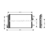 VW5183D AVA QUALITY COOLING - купить в магазине запчастей по Украине