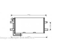 VW5195 AVA QUALITY COOLING - купить в магазине запчастей по Украине
