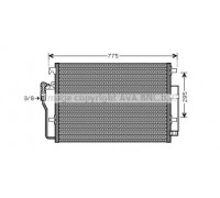 Конденсатор, кондиционер AVA QUALITY COOLING VW5277D VW5277D AVA QUALITY COOLING - купить в магазине запчастей по Украине