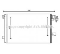 Конденсатор, кондиционер AVA QUALITY COOLING VW5328D VW5328D AVA QUALITY COOLING - купить в магазине запчастей по Украине