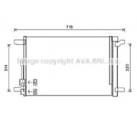 Конденсатор, кондиционер AVA QUALITY COOLING VW5335D VW5335D AVA QUALITY COOLING - купить в магазине запчастей по Украине